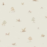 Tapeta w skandynawskim stylu 6923  leśne zwierzęta lisek
