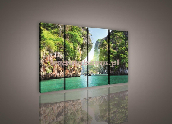 Obraz na płótnie PP132O Niebieska Laguna