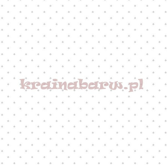 Tapeta z drobnym szarym listkiem na białym tle