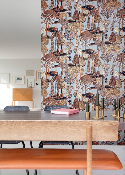 Tapeta Masureel wzór Viray SUM002 drzewa