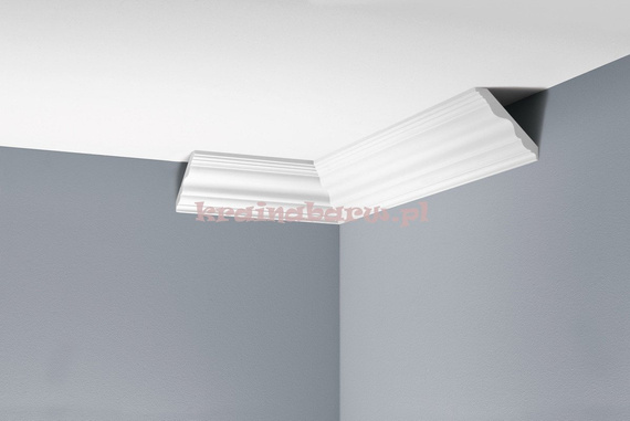 Listwa sufitowa gładka elastyczna LGG-04F 235 x 10 x 10cm