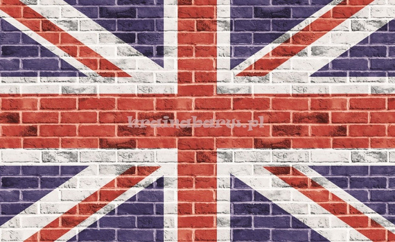 Fototapeta 518 GRAFFITI FLAGA ANGLII NA MURZE