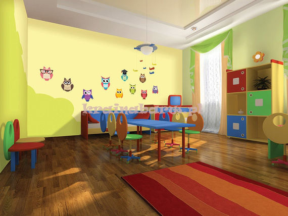 Naklejki na ścianę SOWY SNC02