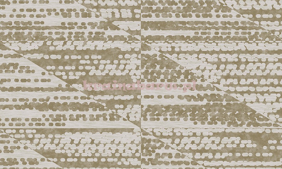 Nowoczesna geometryczna połyskująca tapeta oliwkowo złocisto srebrzsta w stylu Art  Deco