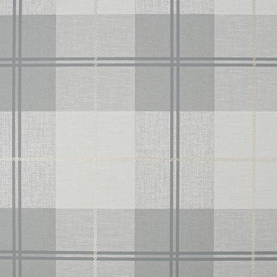 Tapeta klasyczna krata szara