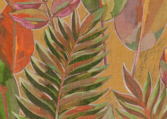 Tapeta 6971 liście na płótnie JV102 Cromie