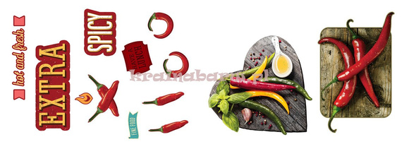 Naklejki na ścianę EXTRA SPICY SPN130