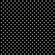 Tapeta 138501 białe kropki na czarnym tle