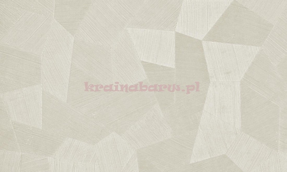 Tapeta geometryczna z wielokątami w rozbielonych szarościach z wyczuwalną strukturą i efektem 3D