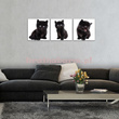 Obrazy na płótnie PS10533S13 CZARNE KOTKI