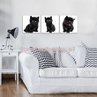 Obrazy na płótnie PS10533S13 CZARNE KOTKI