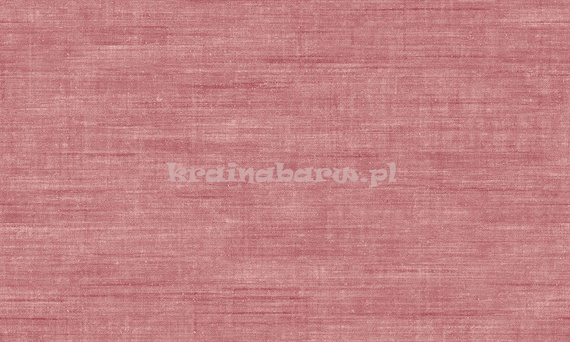 Tapeta  przypominająca naturalne płótno w  odcieniu różu