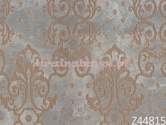 Lamborghini nowoczesna tapeta złoty ornament na szarobeżowym tle 