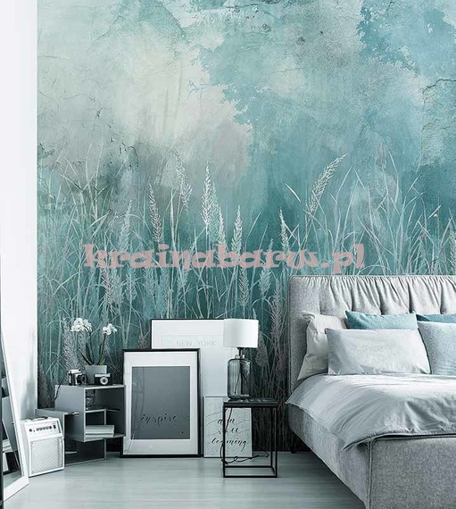 Fototapeta Trawy we mgle Sauvage III