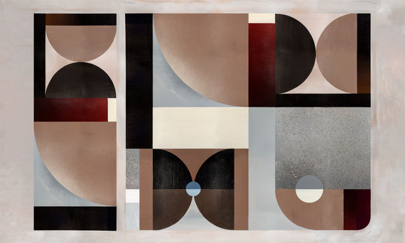 Tapeta artystyczna Wallart Opus abstrakcja geometryczna