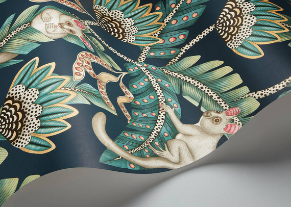 Tapeta Cole&Son 119/7033 Bush Baby lemurki