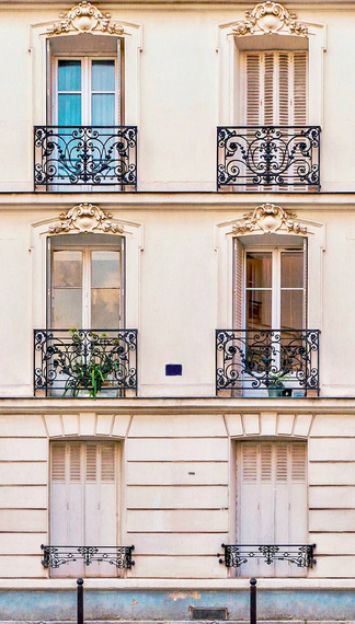 Tapeta Mural ML3301 Parisian Facade 3 Lane