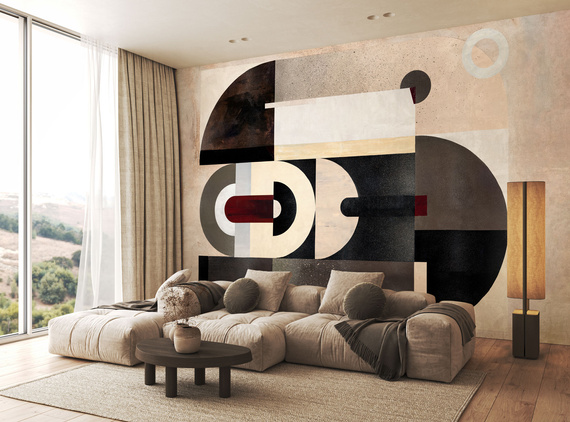 Tapeta artystyczna Wallart Magnum abstrakcja geometryczna