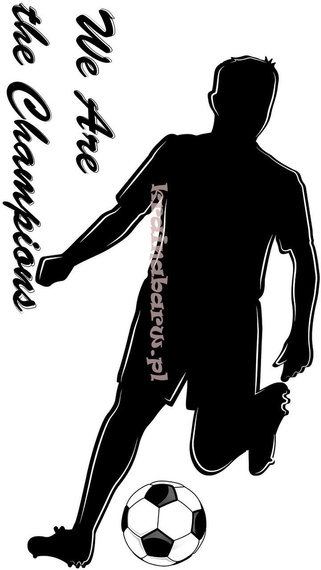 Naklejka na ścianę PIŁKARZ SPNB206TS