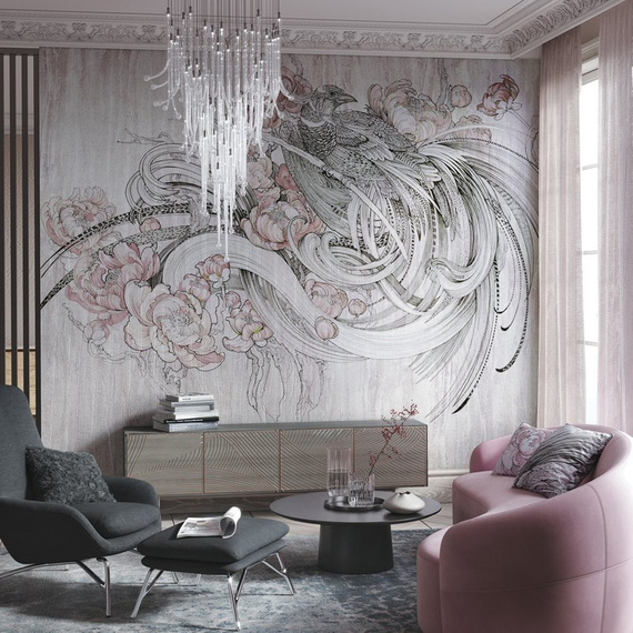 Ekskluzywny mural Rajski ptak Ave II