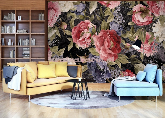 Fototapeta 13545 Kolorowe Kwiaty