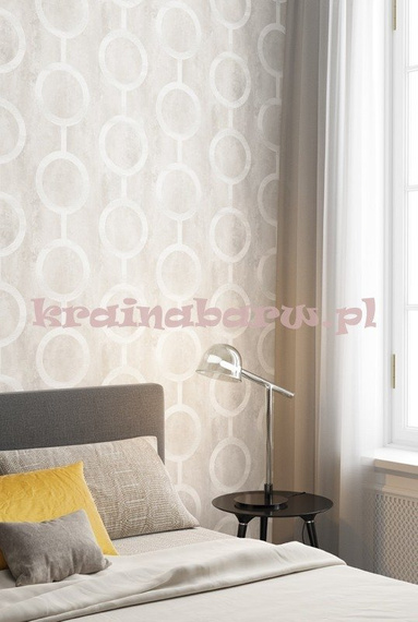 Stylowa tapeta geometryczna koła Dove