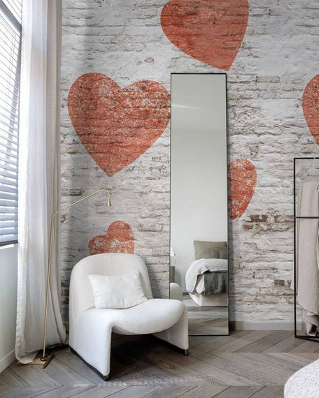 Tapeta Mural ML2301 Brick Heart