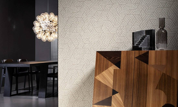 Oryginalna nowoczesna tapeta geometryczna