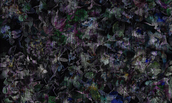 Ekskluzywny mural Tajemnicze kwiaty Indira I