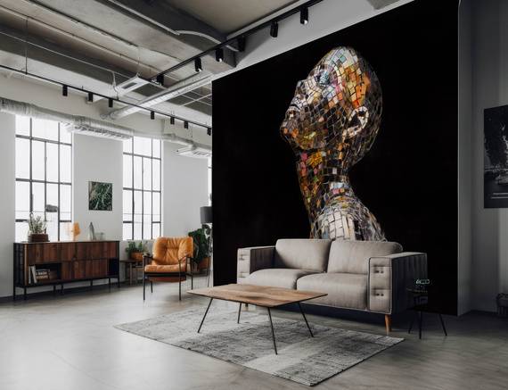 Tapeta artystyczna Wallart Disco abstrakcja 