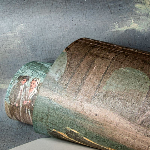 Tapeta Fototapeta 27001 Artist mural with Paris city view