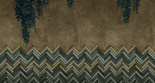 Fototapeta Fishbone bricks