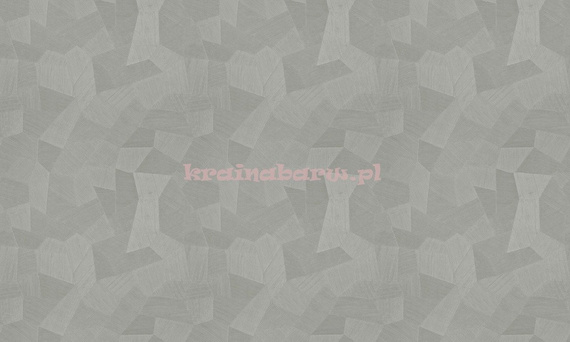 Tapeta geometryczna z wielokątami w beżach z wyczuwalną strukturą  i efektem 3D