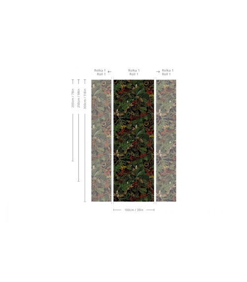 Tapeta Artystyczna Roxy Red