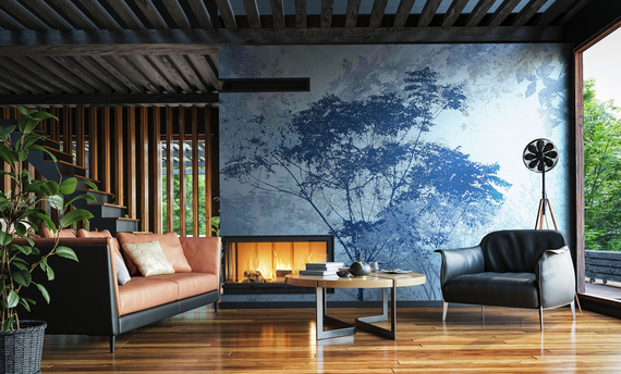 Tapeta Artystyczna  Misty tree