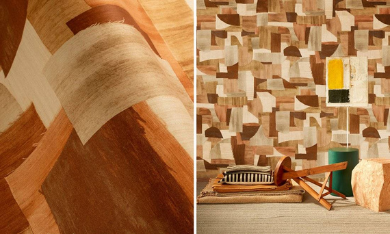 Tapeta tekstylna Arte 57601 nowoczesny geometryczny wzór