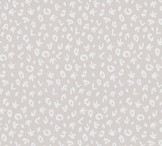 Tapeta 37856-3 litery K/ LEOPARD Karl Lagerfeld