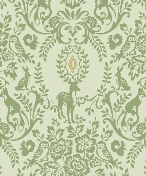 Tapeta Grandeco JS3312 Jack 'n Rose 2024 ornamenty ze zwierzętami