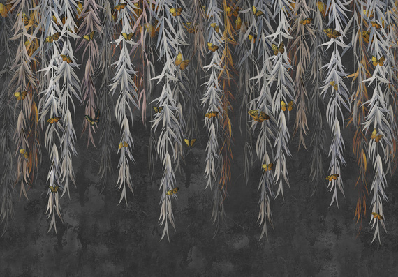 Fototapeta 14559 Liście i motyle