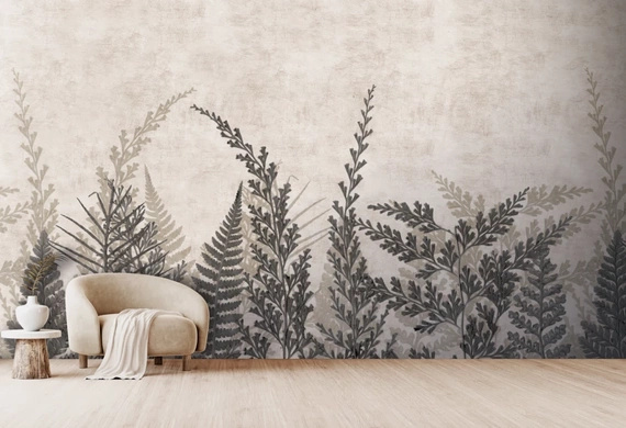 Tapeta Mural Herbarium Fern HED27292 paproć