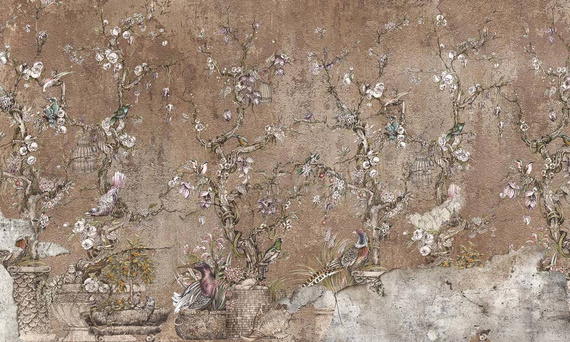 Ekskluzywny mural W japońskim ogrodzie Amare 