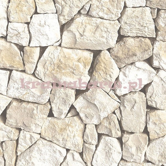Tapeta naturalny kamień 3D w beżach