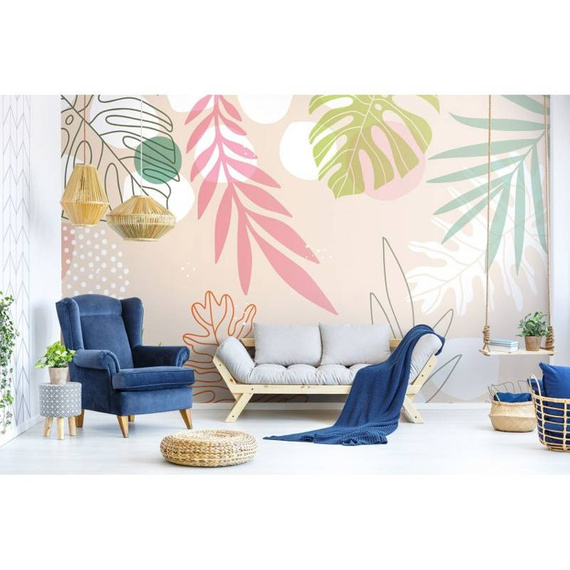 Fototapeta 13755 - Pastelowe liście