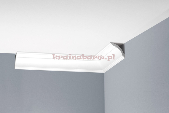 Listwa sufitowa gładka LOC-05 244 x 7,3 x 7,1cm