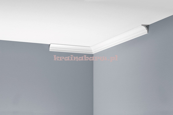 Listwa sufitowa gładka LGG-12 240 x 4 x 4cm