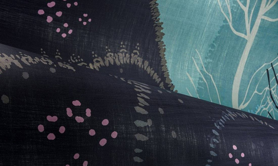 Tekstylny Mural Arte Le Jardin Mystique 97551