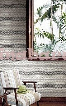 Tapeta geometryczna w etniczne romby w szarościach