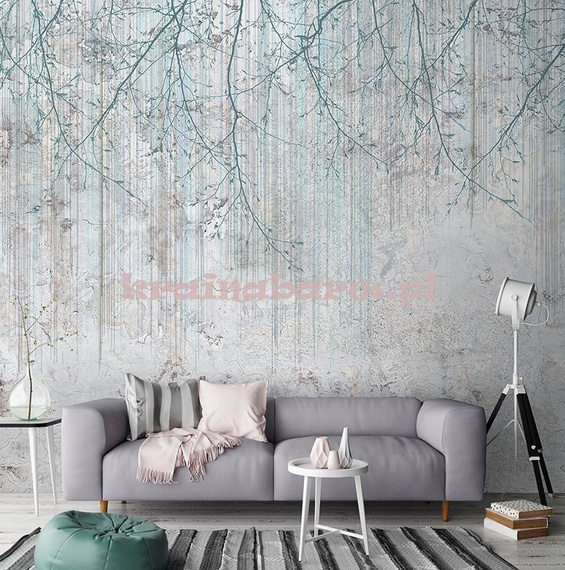 Fototapeta Leśna impresja szara Diadema II