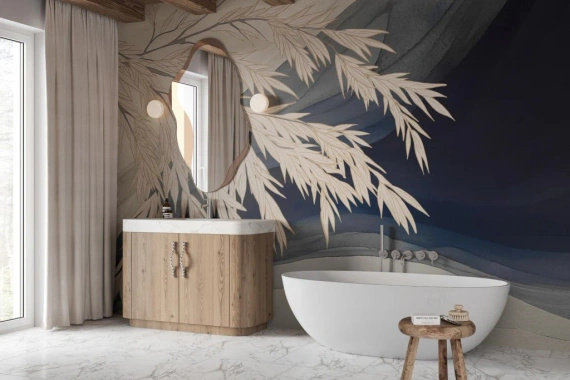 Tapeta artystyczna Wallart Dalilia gałazka