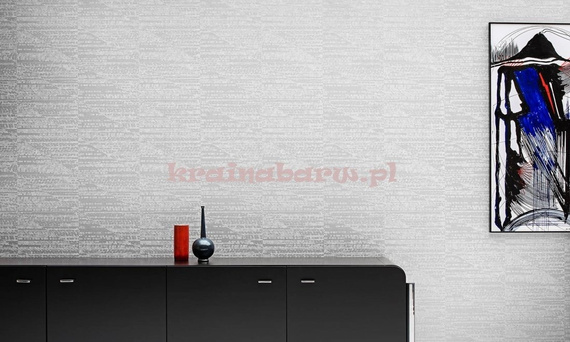 Nowoczesna geometryczna połyskująca tapeta oliwkowo złocisto srebrzsta w stylu Art  Deco